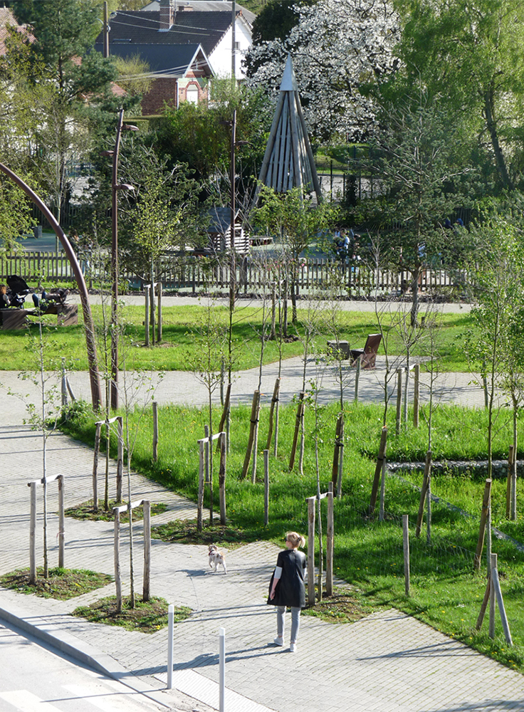 Espaces publics des Jardins d'Intercampus